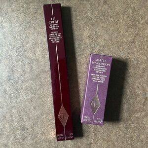 Charlotte Tilbury lipstick and liner Mark of a Kiss